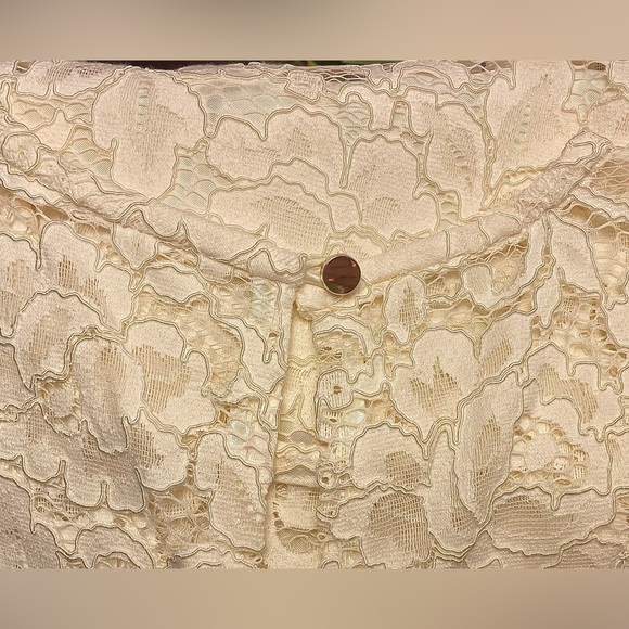 Kate Spade floral lace sheath dress in cream EUC size 6 $348 - Picture 8 of 8